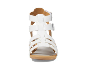 Valencia Imports (Rachel Shoes) Little and Big Girls Jenette Sandal w/ Buckle Straps White