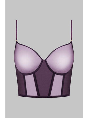 L'Amoureuse Bustier Bra Purple Orchid