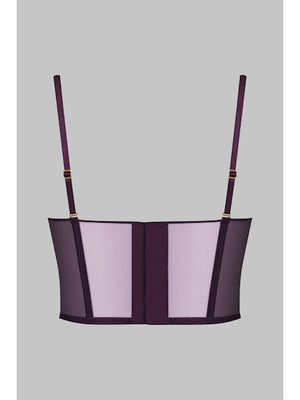 L'Amoureuse Bustier Bra Purple Orchid