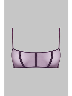 L'Amoureuse Corset Bra Purple Orchid