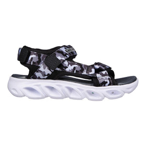 Skechers Little Boys S Lights: Hypno-Splash Sun Breaks Light Up Sandal Black / Grey