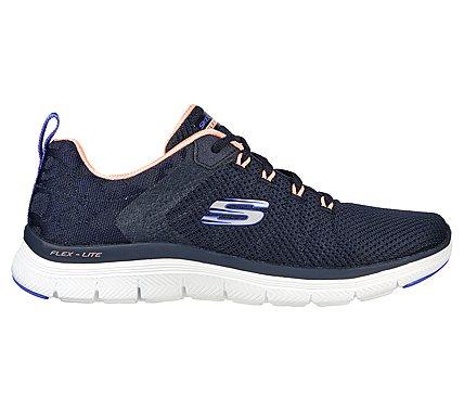 Womens Wide Fit Skechers 149580W Vegan Walking Trainers