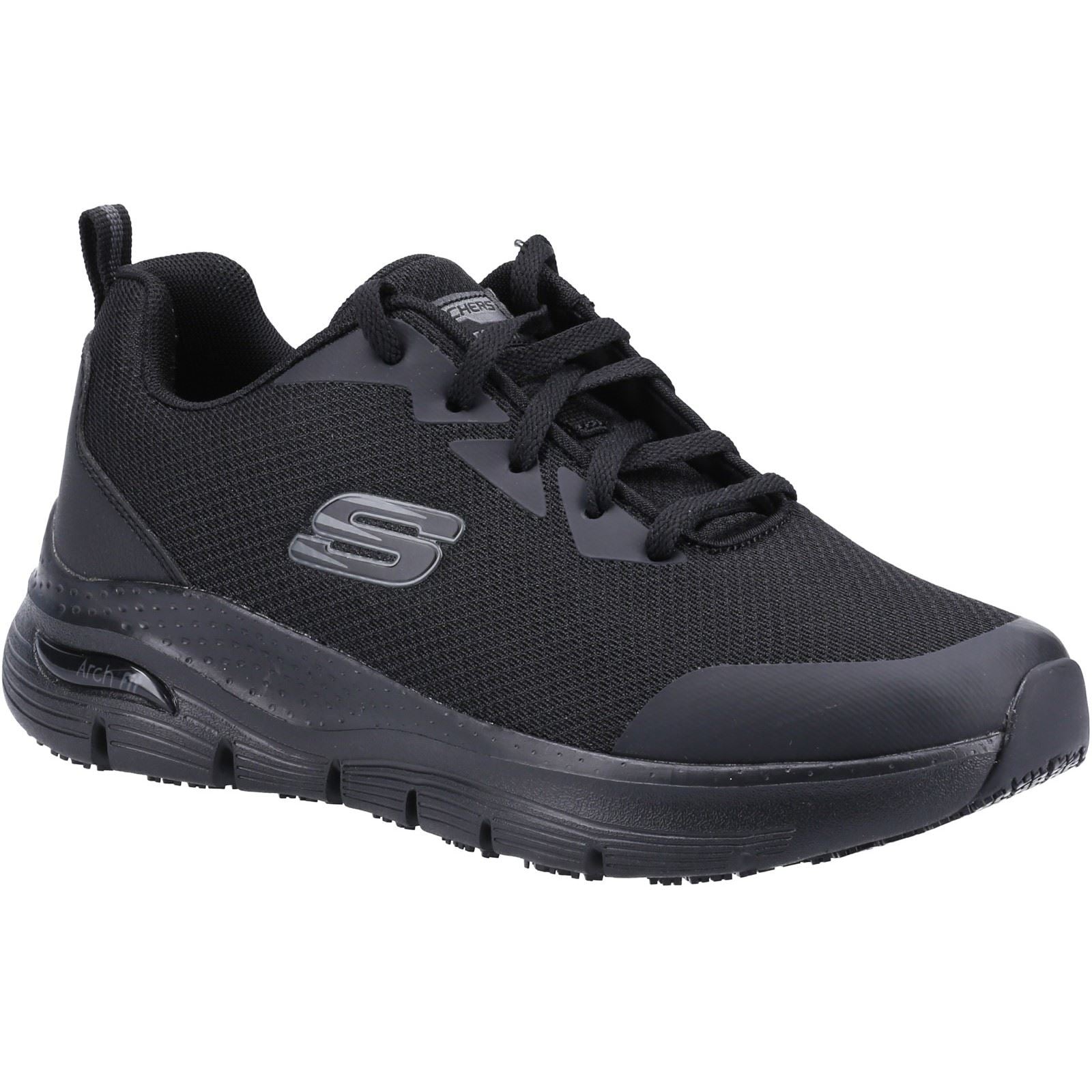 Women's Wide Fit Skechers 108019EC Arch Fit Sr Occupational Trainers