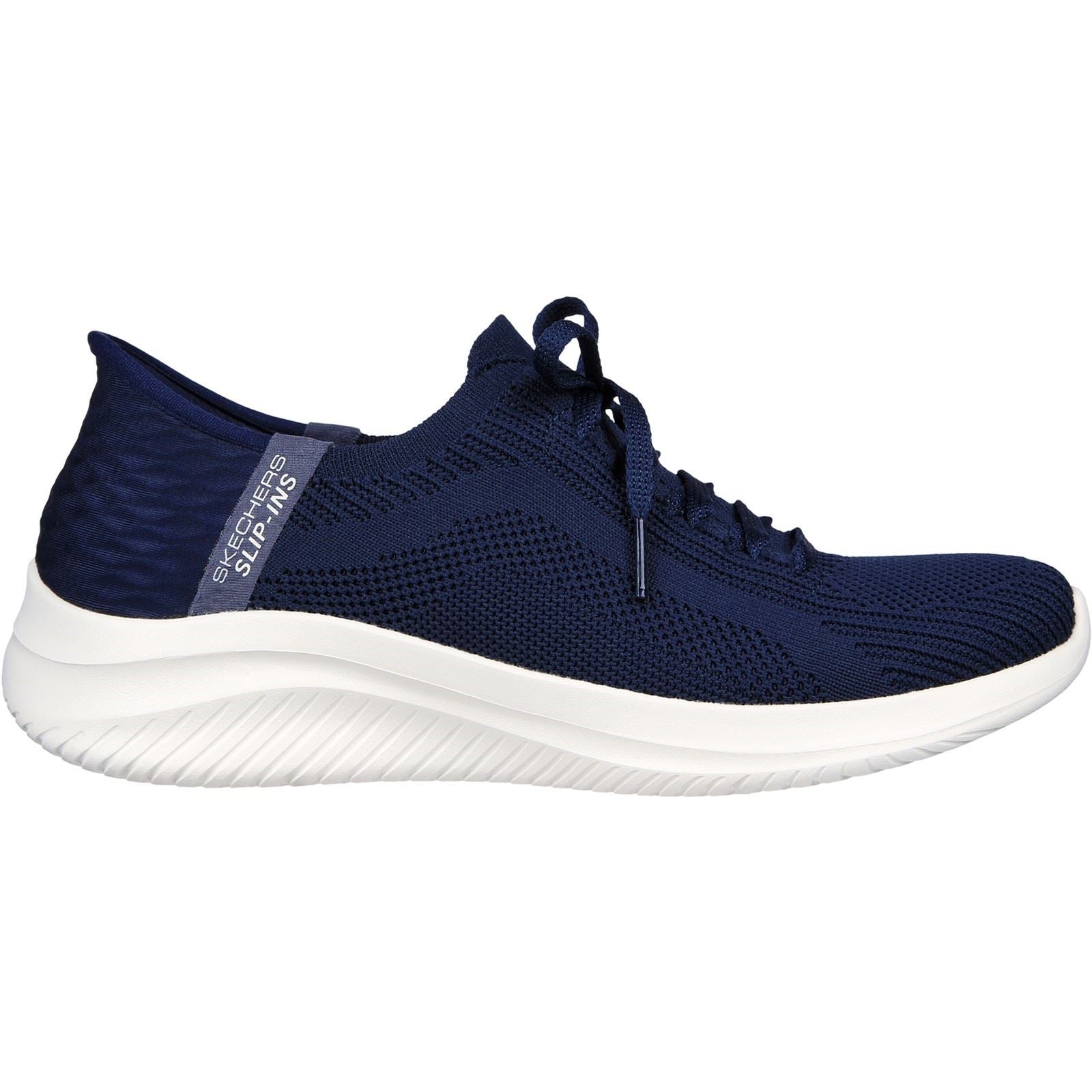 Women's Wide Fit Skechers 149710 Slip-ins Ultra Flex 3.0 Brilliant Path Trainers - Navy