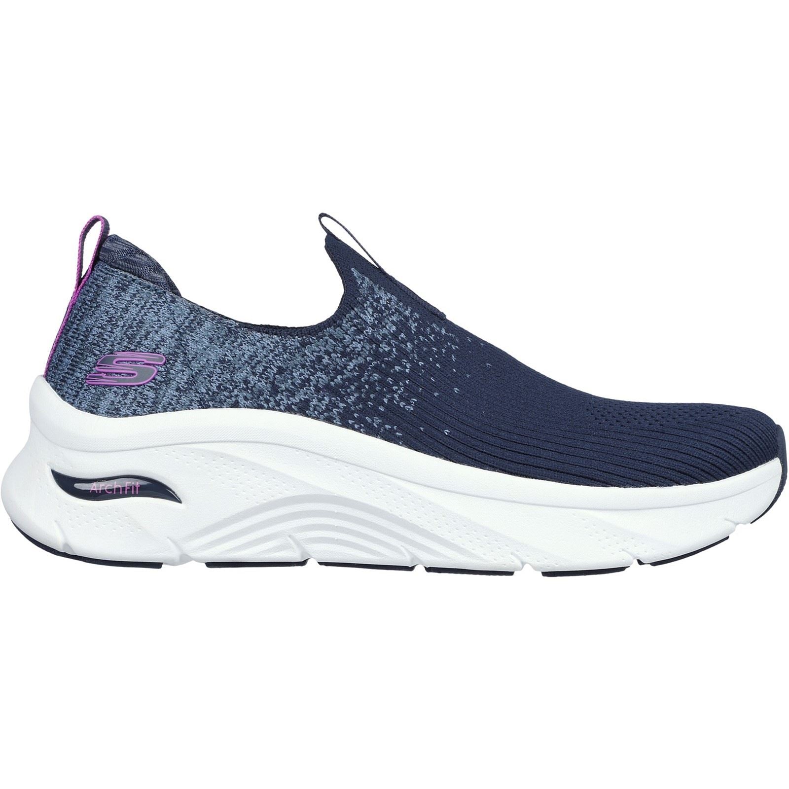 Women's Wide Fit Skechers 149684 Arch Fit D'Lux Key Journey Trainers