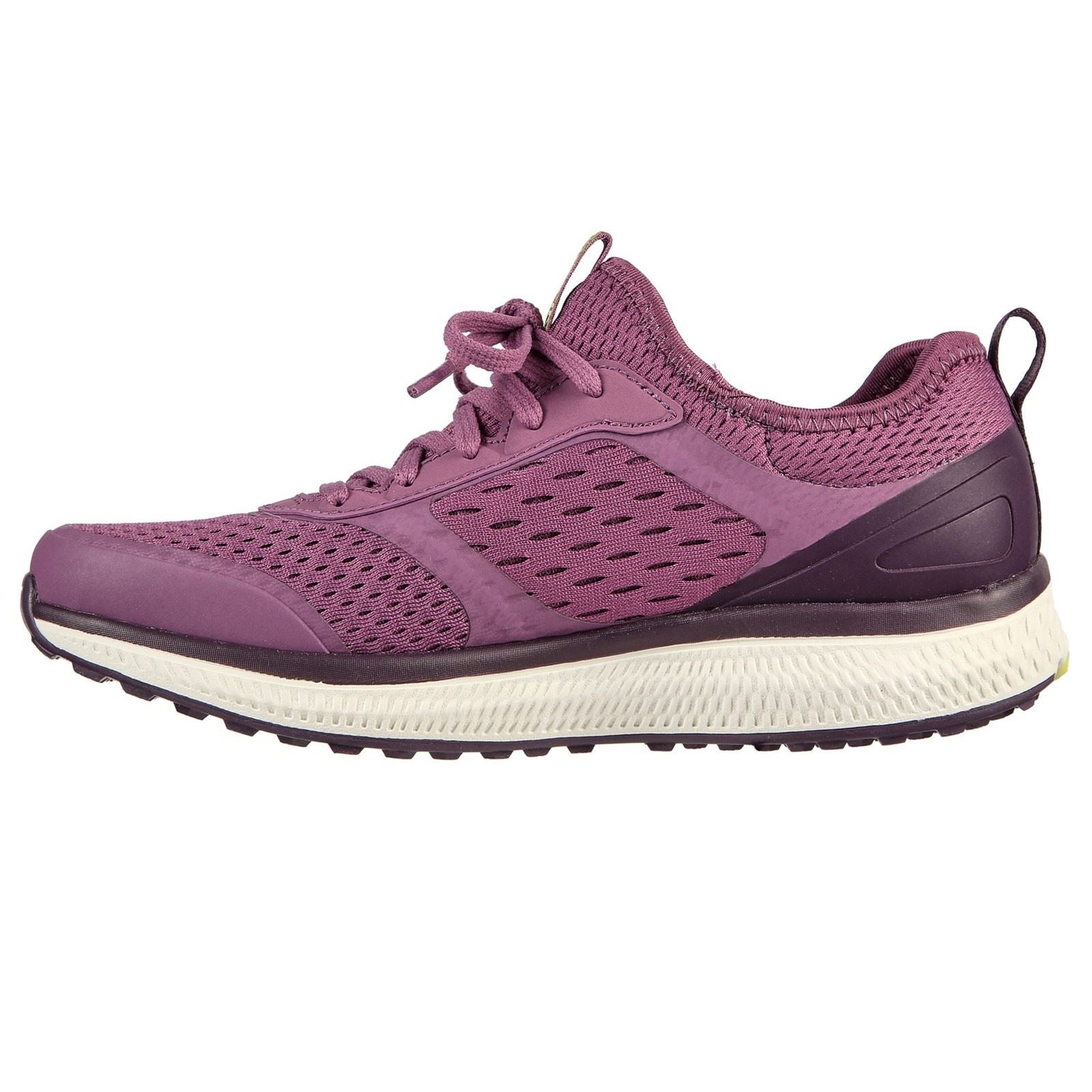 Women's Wide Fit Skechers 128276  Go Run Consistent Vivid Trainers