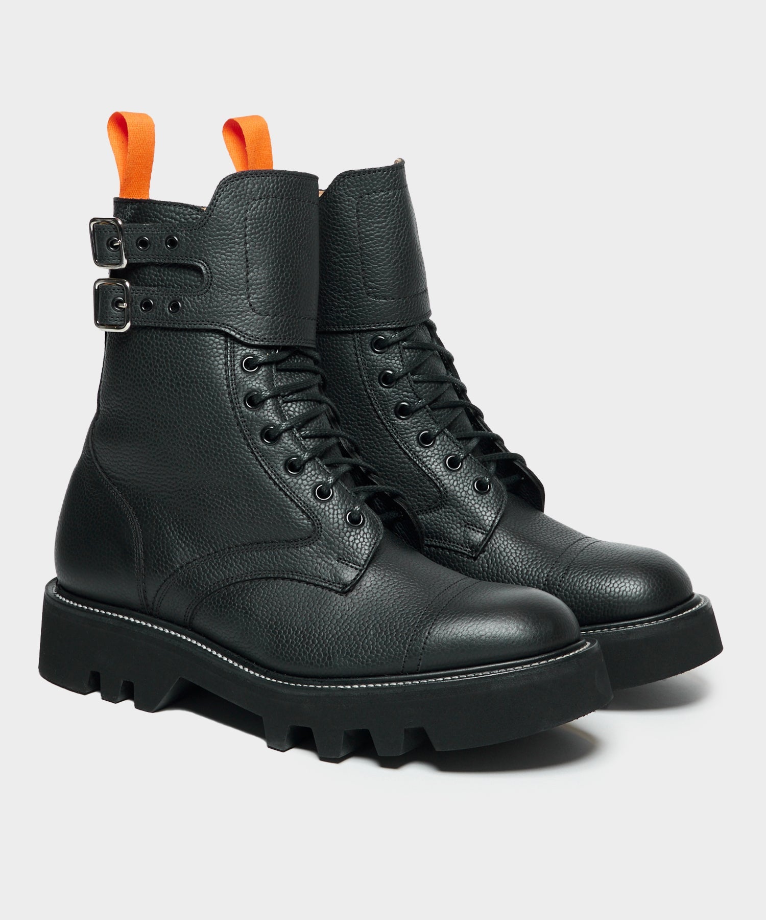 Todd Snyder x Trickers Combat Boot in Black