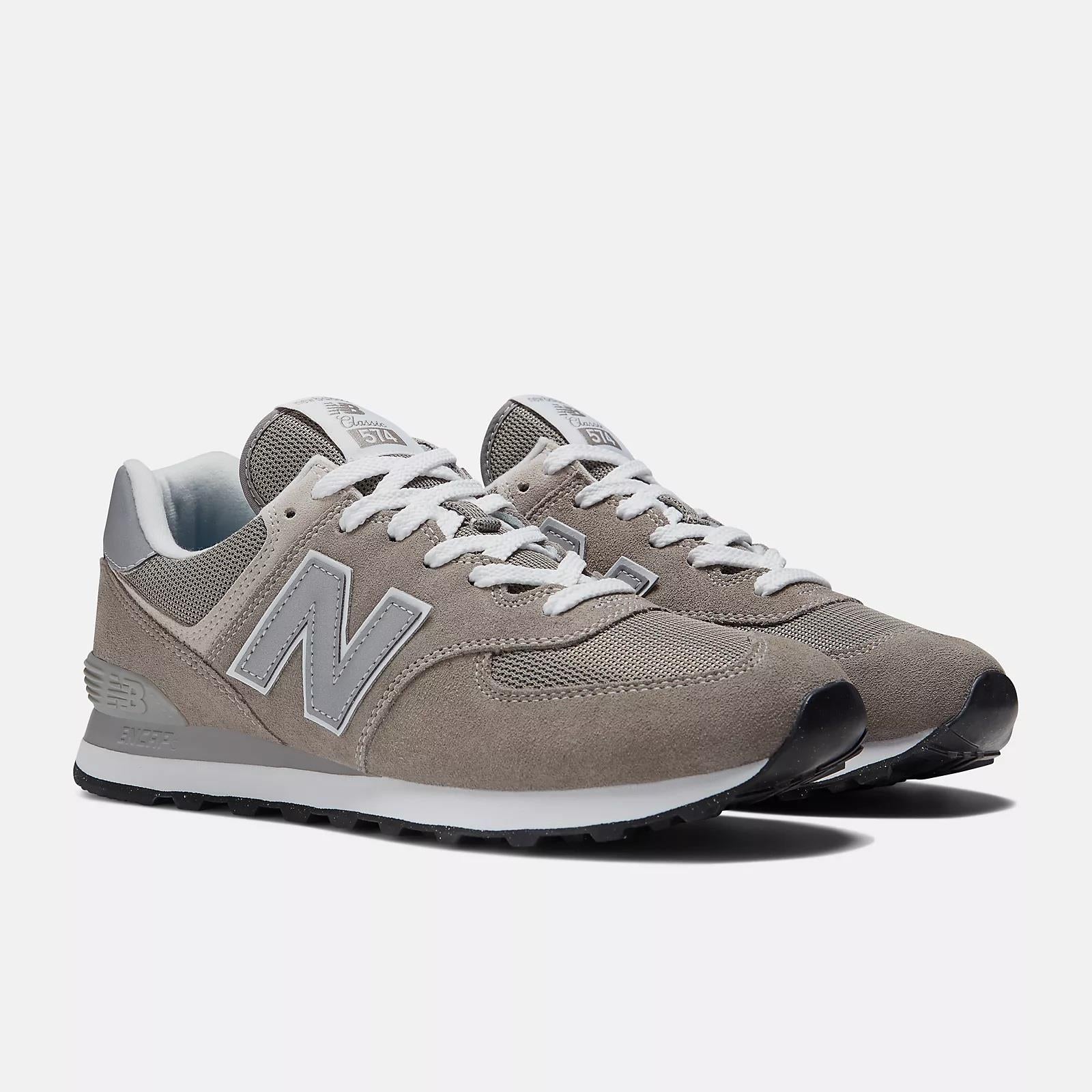 Women's Wide Fit New Balance  ML574EVG Running Trainers - Exclusive - Grey ENCAP