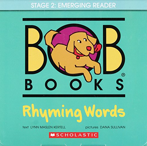 Bob Books - Rhyming Words Box Set Phonics, Ages 4 and Up, Kindergarten, Flashcards (Stage 1: Starting to Read) [With 40 Rhyming Word Puzzle Cards]