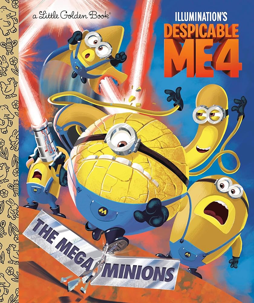 The Mega-Minions (Despicable Me 4) (Little Golden Book)