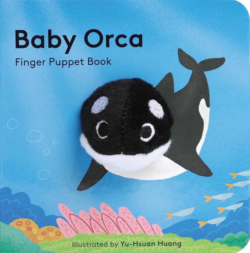 Baby Orca: Finger Puppet Book (Puppet Book for Babies, Baby Play Book, Interactive Baby Book): 16