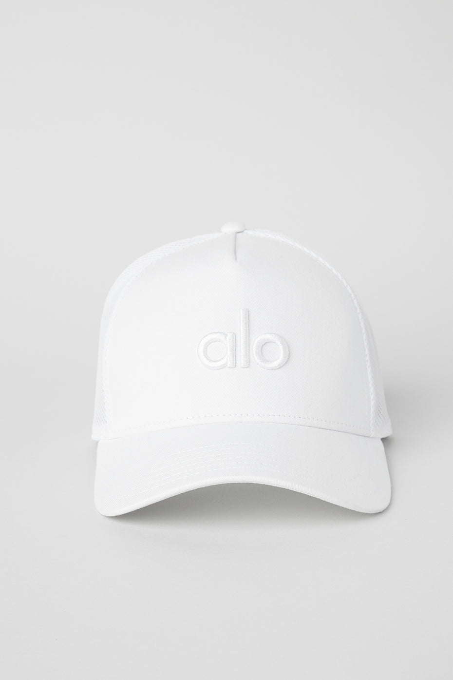 District Trucker Hat - White/White