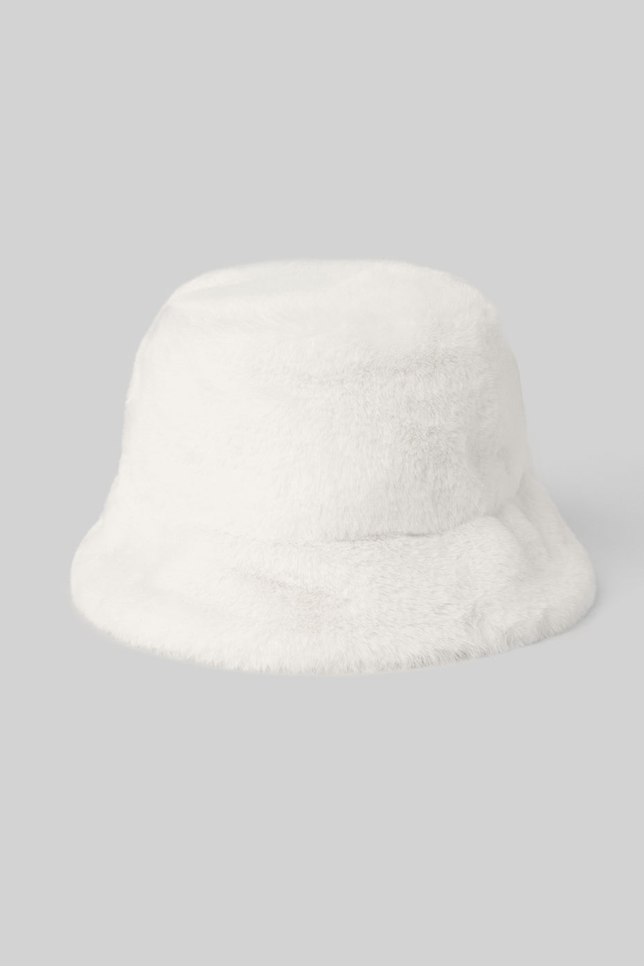 Faux Fur Bucket Hat - Ivory