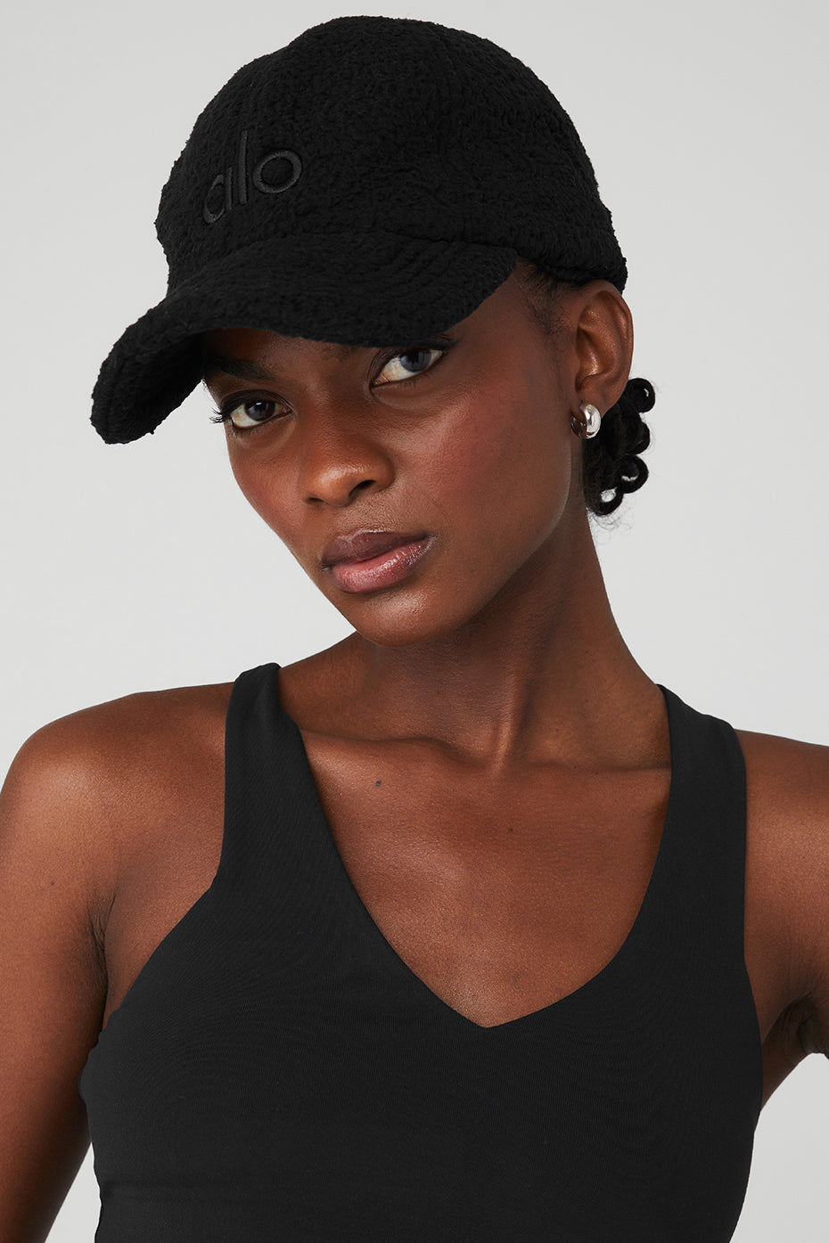 Micro Sherpa Off-Duty Cap - Black