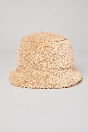 Foxy Sherpa Bucket Hat - Camel