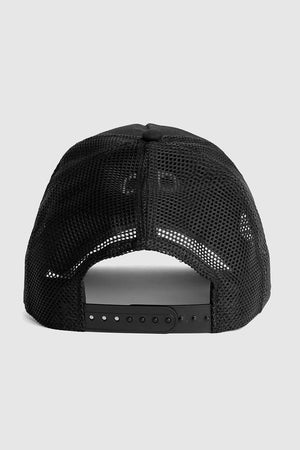 District Trucker Hat - Black/White