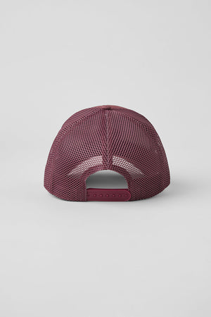 District Trucker Hat - Burgundy Truffle