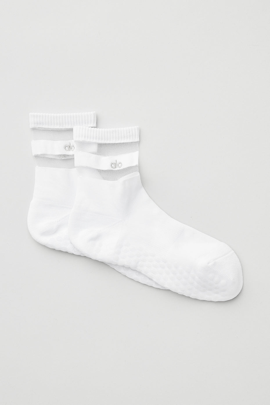 Women's Pulse Grip Sock - White