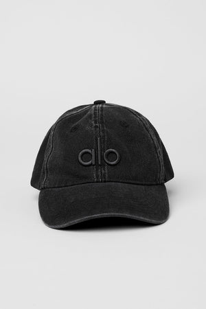 Washed Off-Duty Cap - Vintage Black