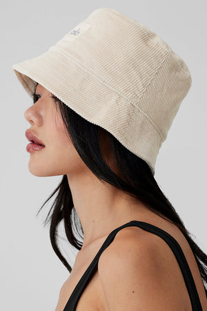 Corduroy Neighborhood Bucket Hat - Bone