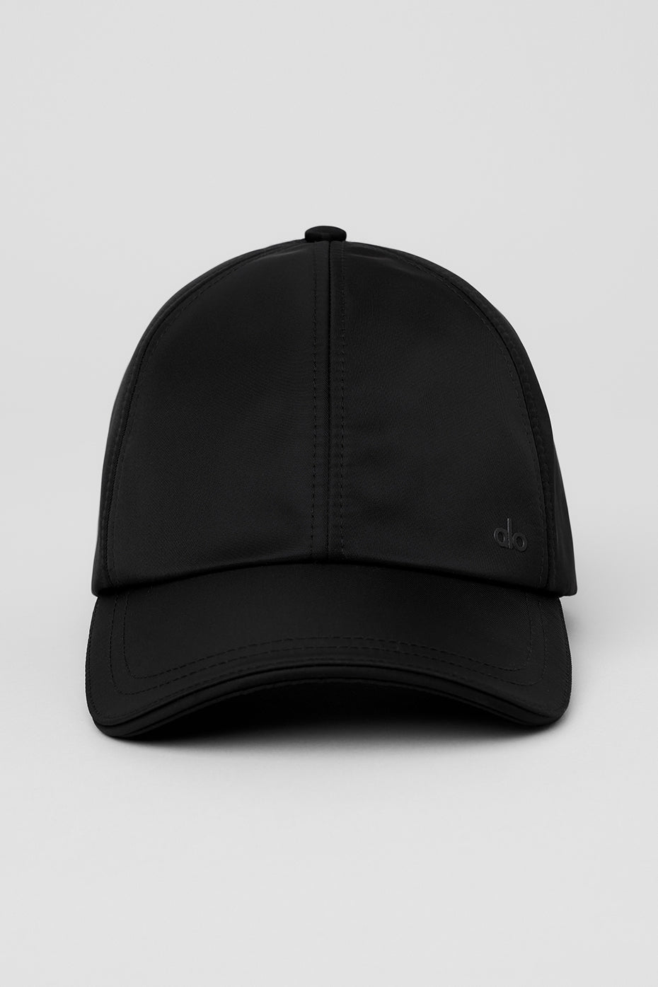 Satin Off-Duty Cap - Black