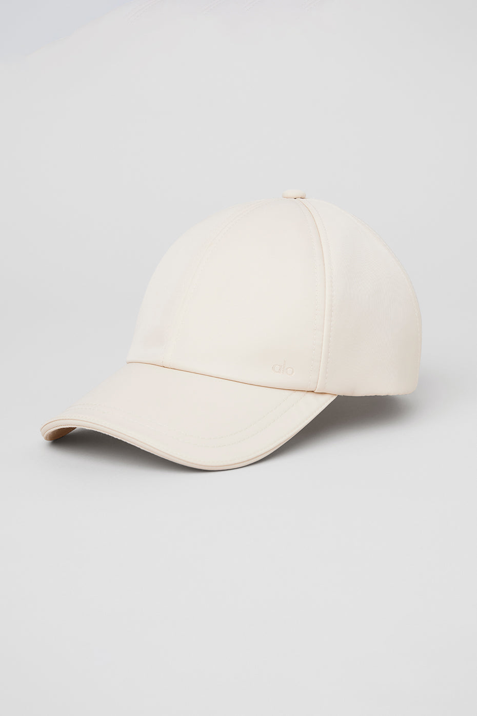 Satin Off-Duty Cap - Creme