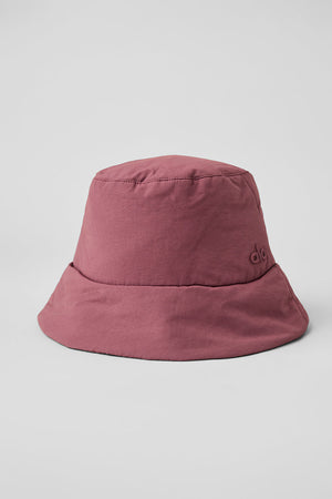 Good Shade Puffer Bucket Hat - Burgundy Truffle