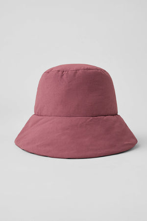 Good Shade Puffer Bucket Hat - Burgundy Truffle