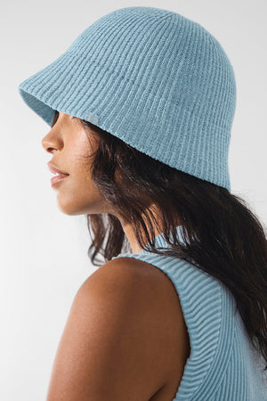 Denim Knit Cloche - Celestial Blue/Dark Celestial Blue