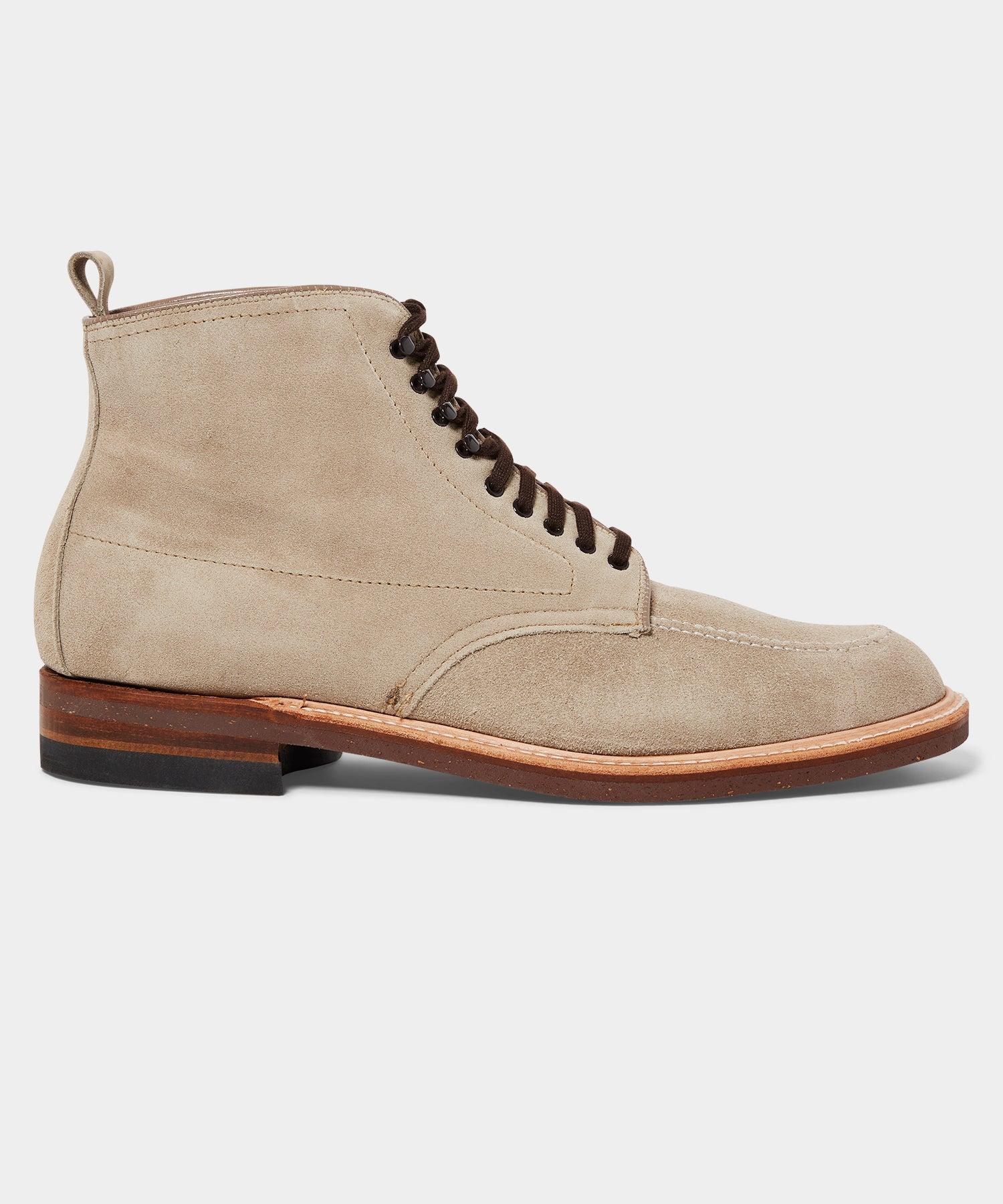 Todd Snyder x Alden Indy Boot In Milkshake Suede