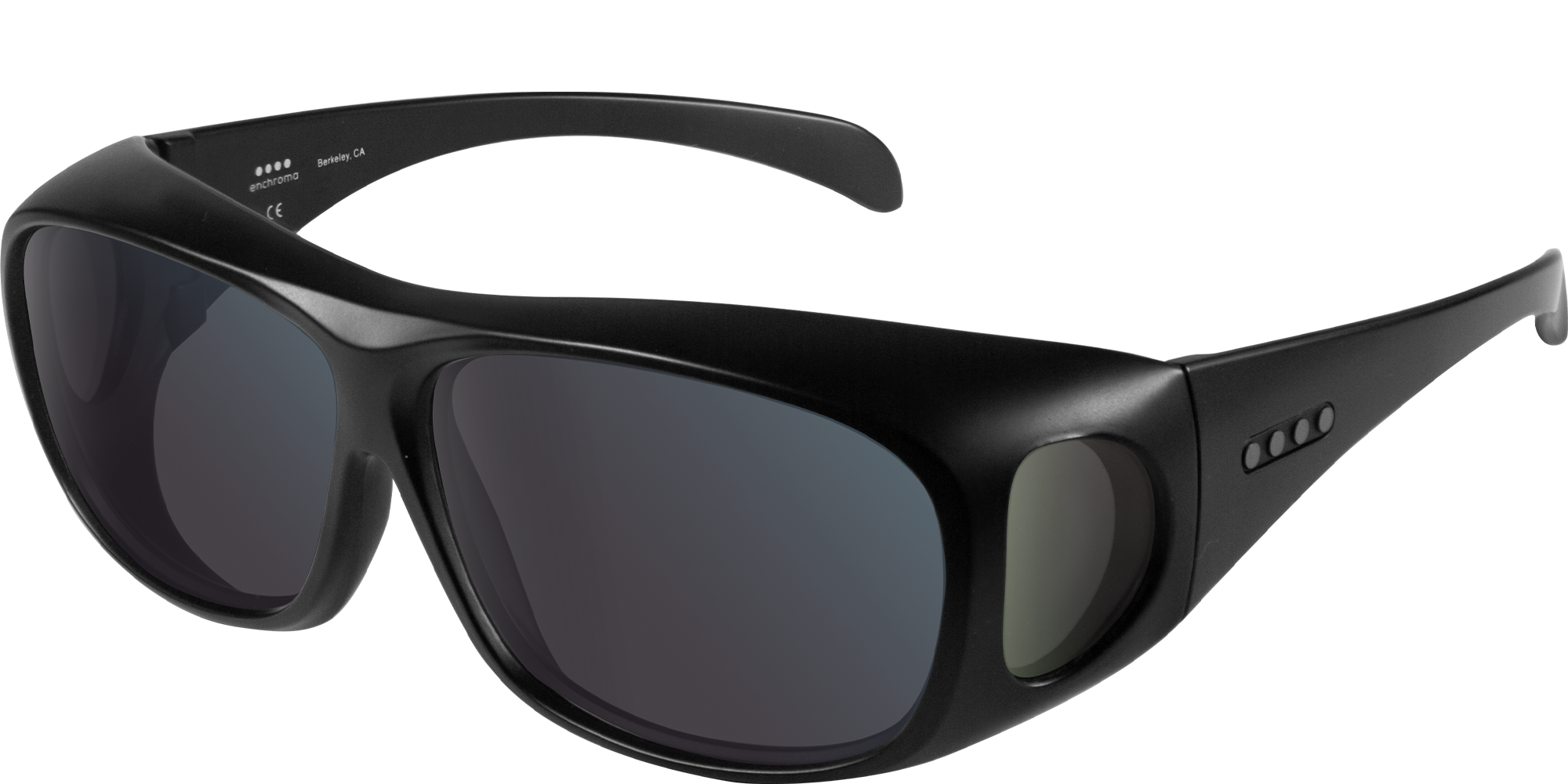 Altavista Fitover Matte Black Polarized Deutan Plano