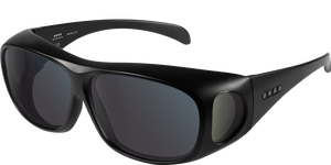 Altavista Fitover Matte Black Polarized Deutan Plano