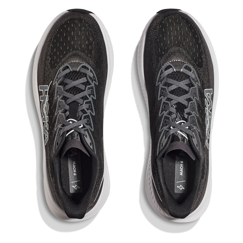 Hoka Men's Mach 6 Black / White