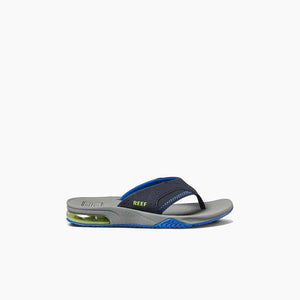 Reef Boys Fanning Flip Flop Navy / Lime