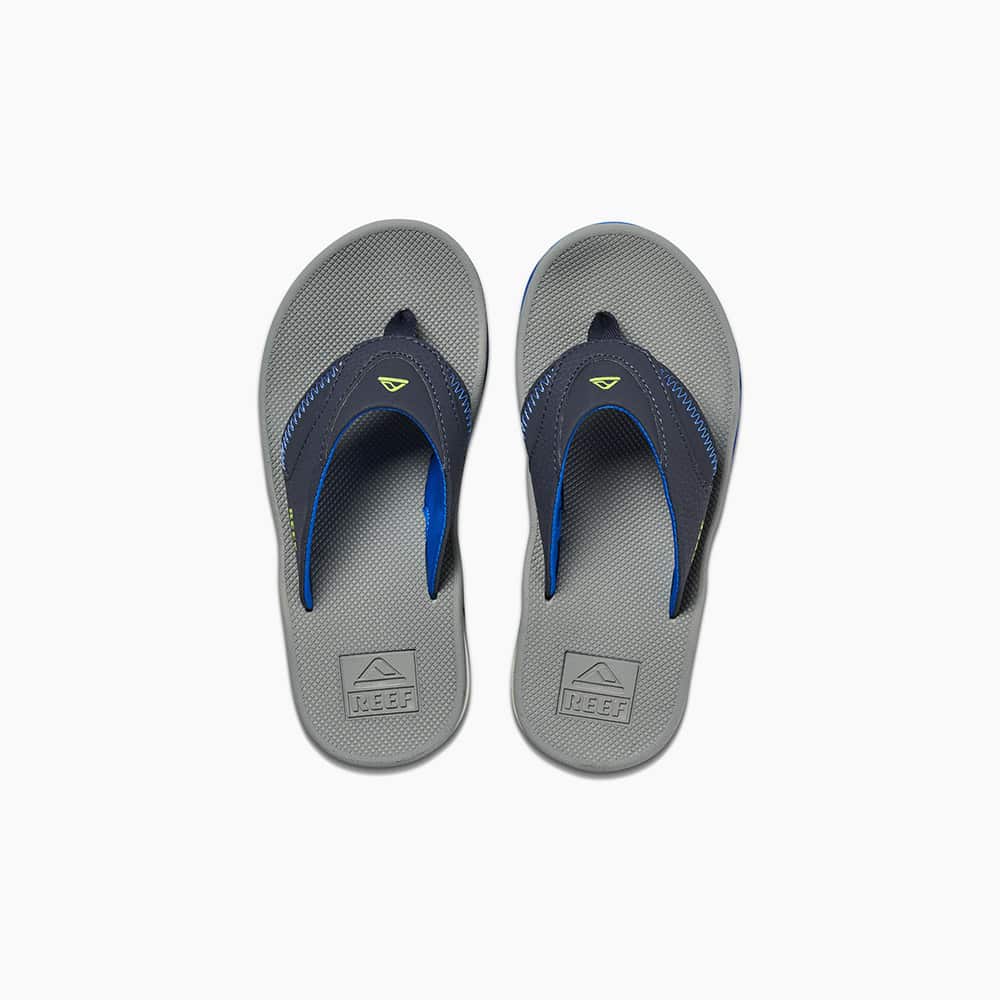 Reef Boys Fanning Flip Flop Navy / Lime