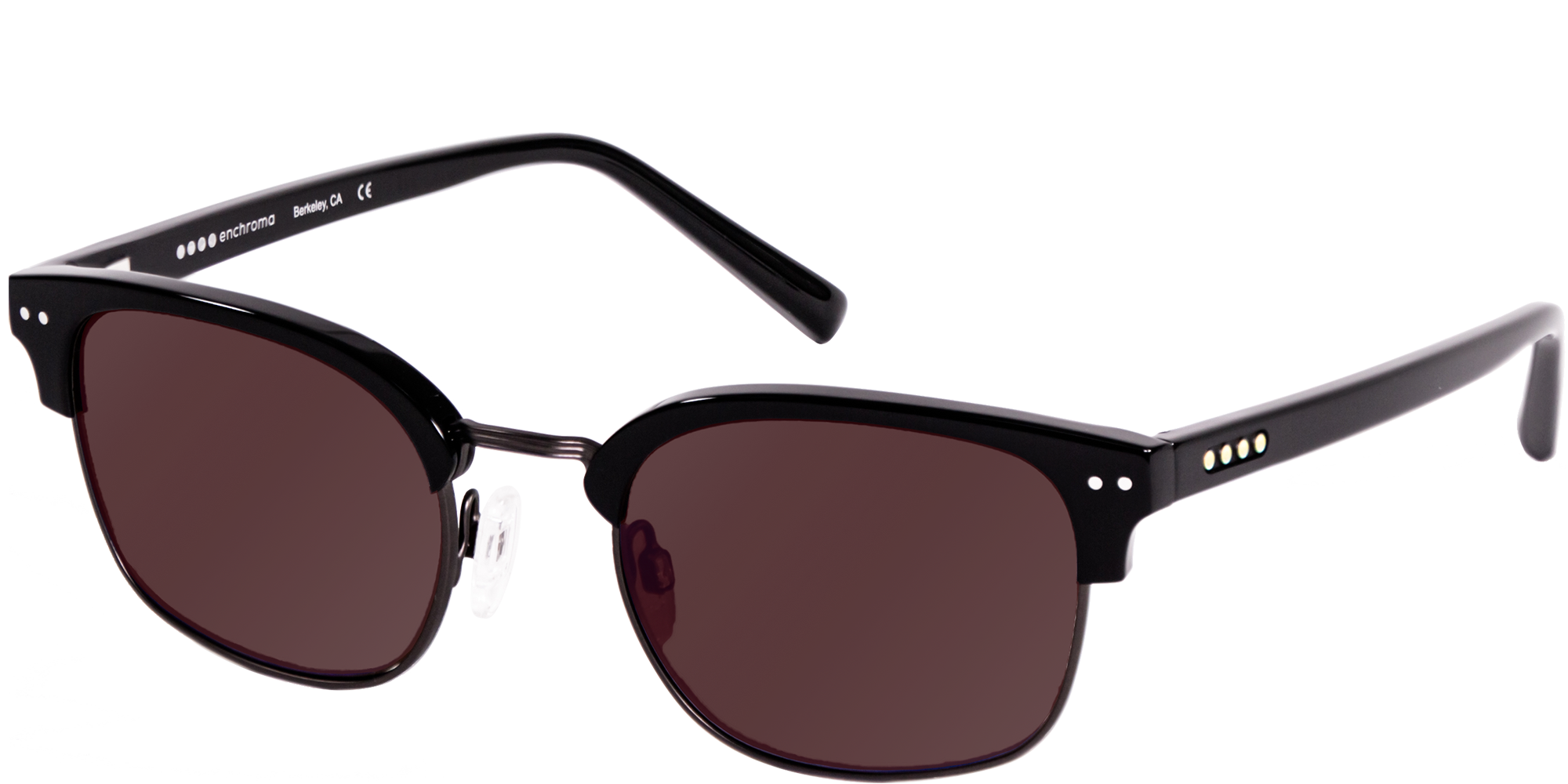 Derby Black Polarized Protan Plano