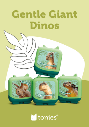 Clever Tonies Set: Gentle Giant Dinosaurs