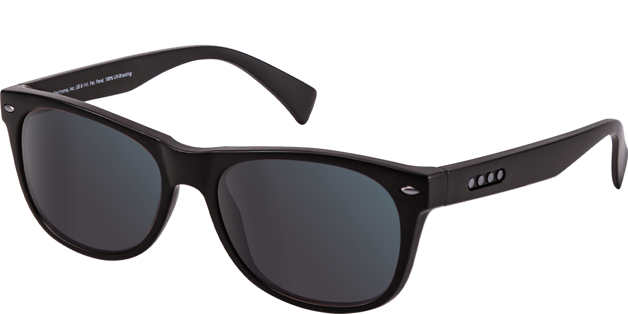 Ellis Smooth Black Polarized Deutan Plano