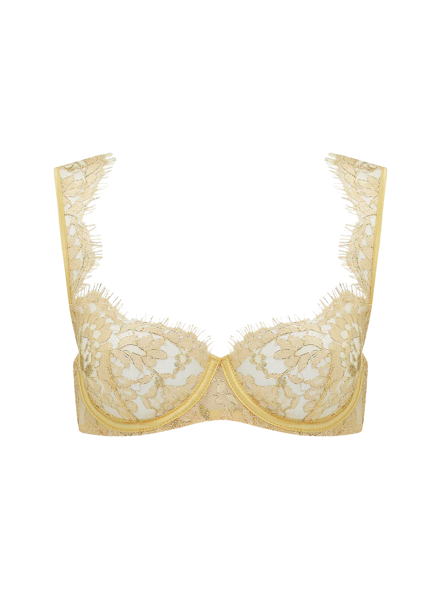 Fiorella Balcony Bra Gold