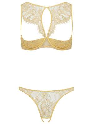 Fiorella Quarter Cup Bra Gold