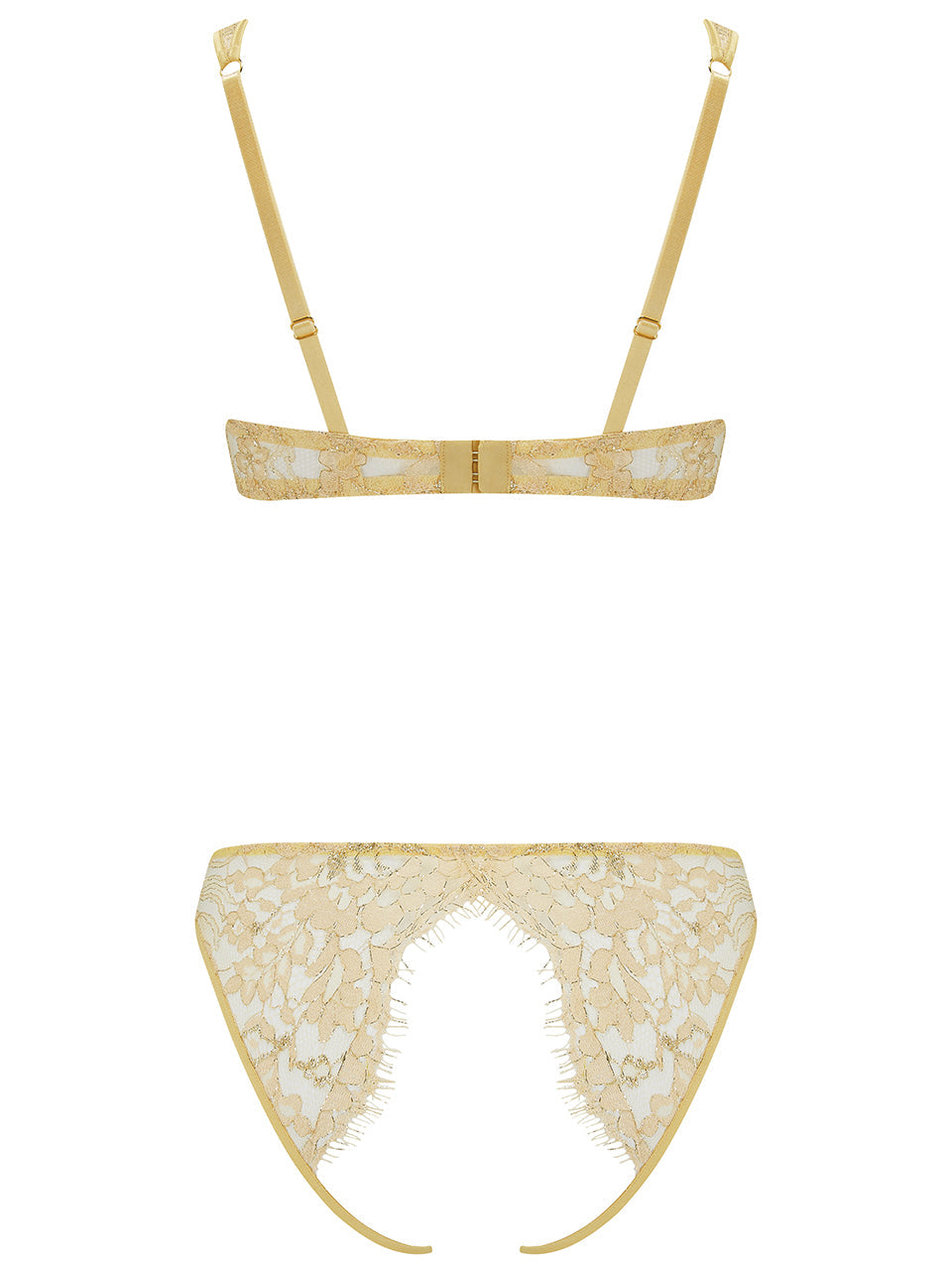 Fiorella Quarter Cup Bra Gold