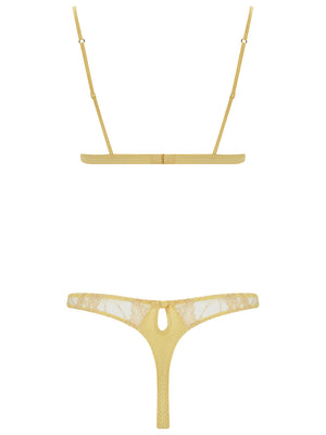 Fiorella Soft Cup Triangle Bra Gold