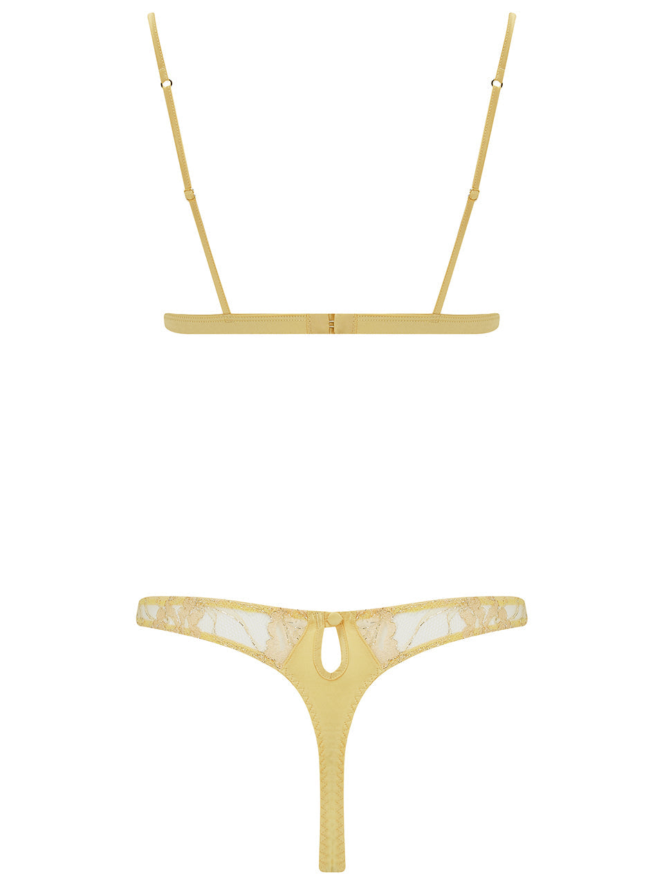 Fiorella Soft Cup Triangle Bra Gold