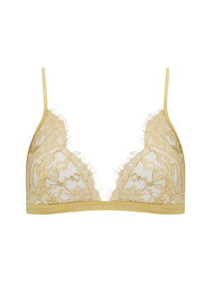 Fiorella Soft Cup Triangle Bra Gold