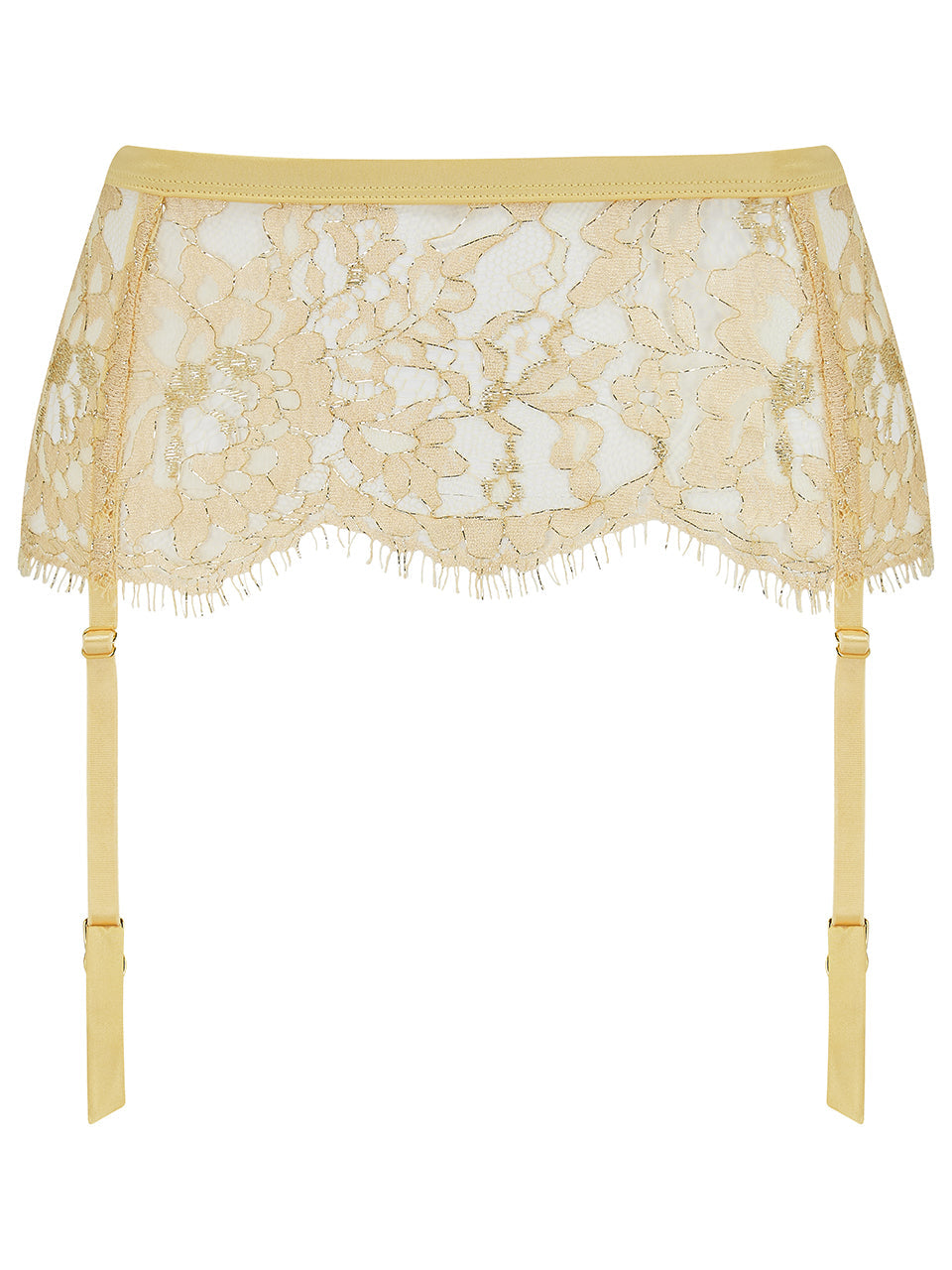 Fiorella Suspender Belt Gold