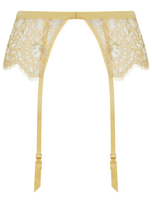 Fiorella Suspender Belt Gold