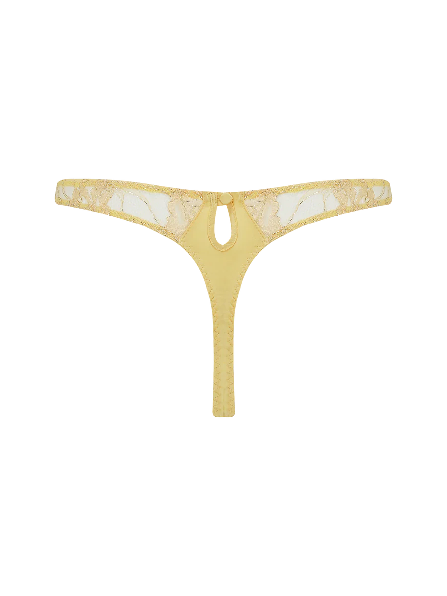 Fiorella Thong Gold