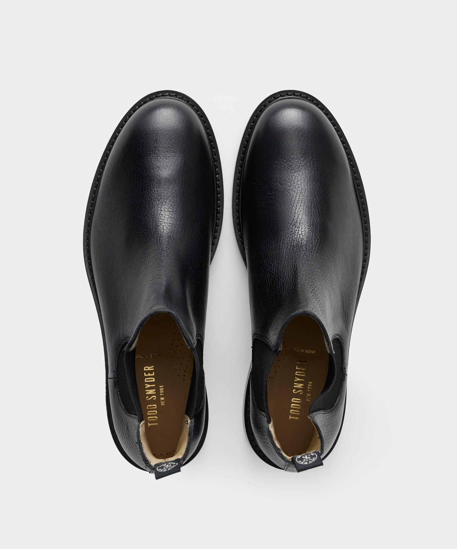 Leather Chelsea Boot in Black