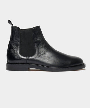 Leather Chelsea Boot in Black