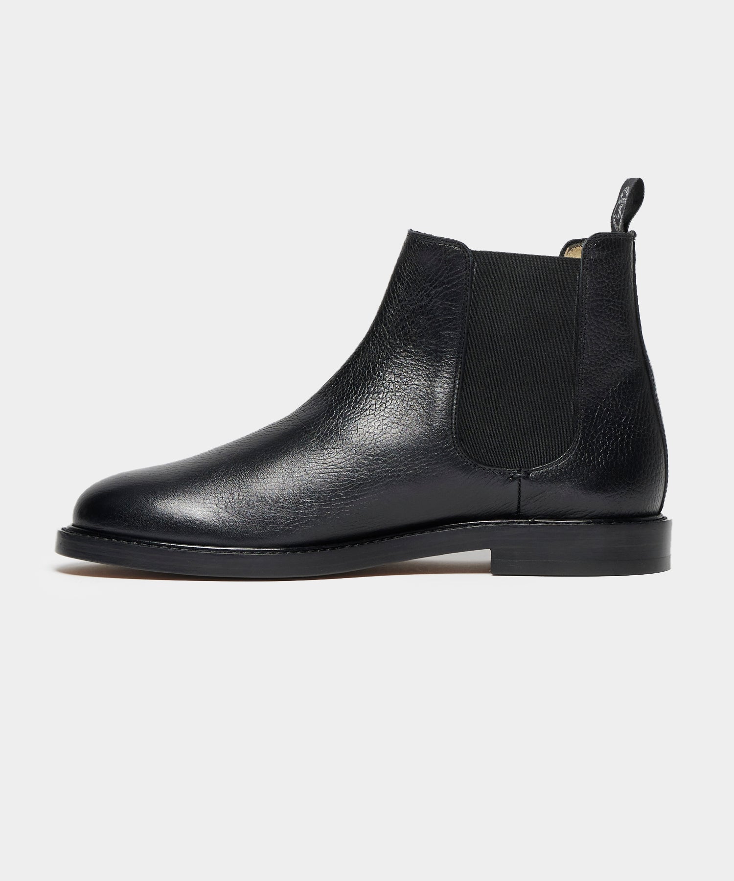 Leather Chelsea Boot in Black